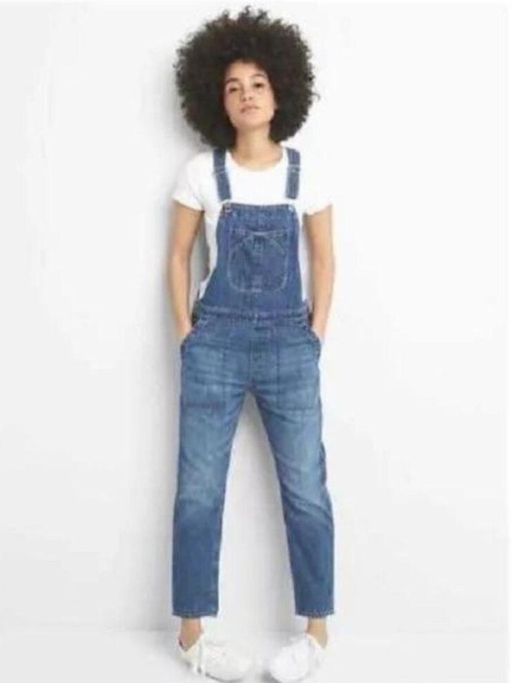 GAP Slouchy Denim Overalls